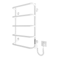 Kupaonski ljestvičasti radijator LUX 65W/230V 66x42 cm nehrđajući čelik/bijela desna