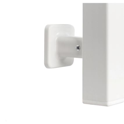 Kupaonski ljestvičasti radijator s termostatom LARGO 432 W/230 V, 80,6 cm, IP44, bijeli, desni, četvrtast