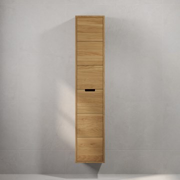 Kupaonski ormarić GRIBSKOV 175 cm bež/dub