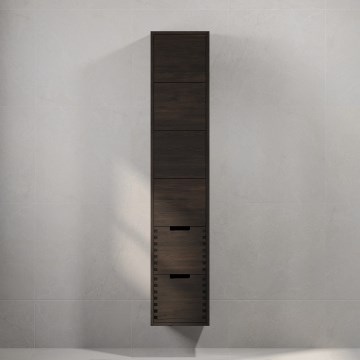 Kupaonski ormarić GRIBSKOV 175 cm smeđi/hrast