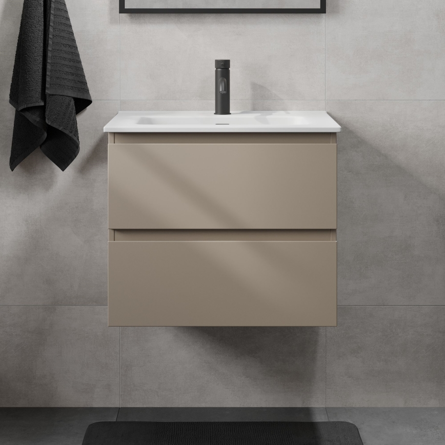 Kupaonski ormarić s umivaonikom KENWOOD 61x52x47 cm Marakesh/bijela