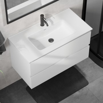 Kupaonski ormarić s umivaonikom KENWOOD 91 cm, bijeli