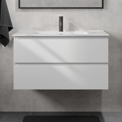 Kupaonski ormarić s umivaonikom KENWOOD 91 cm, bijeli
