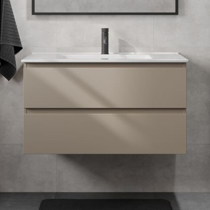 Kupaonski ormarić s umivaonikom KENWOOD 91 cm marakesh/bijela