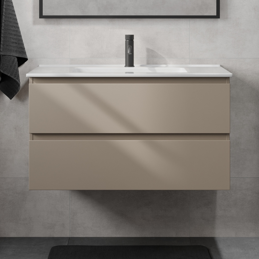 Kupaonski ormarić s umivaonikom KENWOOD 91 cm marakesh/bijela