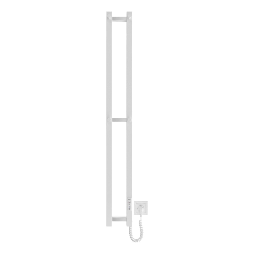Kupaonski radijator HF SLIM 80W/230V 117x14 cm bijela uglast