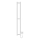 Kupaonski radijator HF SLIM 80W/230V 117x14 cm bijela uglast