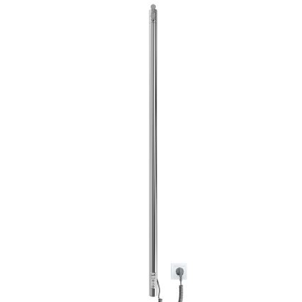 Kupaonski radijator RAY 25W/230V 110x30 cm IP44 nehrđajući čelik/sjajni krom