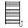Kupaonski rebrasti radijator HF DERBY 170W/230V 77x53 cm crni IP44