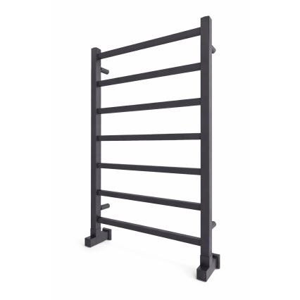 Kupaonski rebrasti radijator INOX TOKIO 161W/230V 77x53 cm nehrđajući čelik/antracit