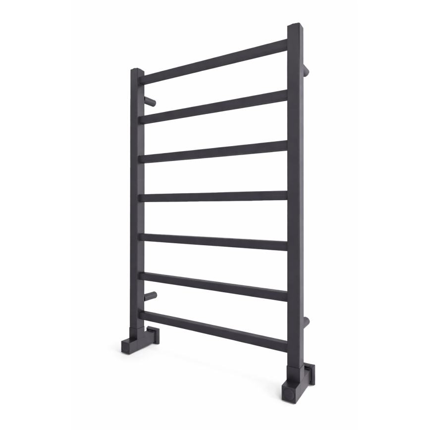 Kupaonski rebrasti radijator INOX TOKIO 161W/230V 77x53 cm nehrđajući čelik/antracit