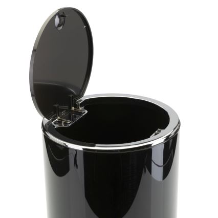 Kupaonski set CARMEN 5 kom crna/sjajni krom