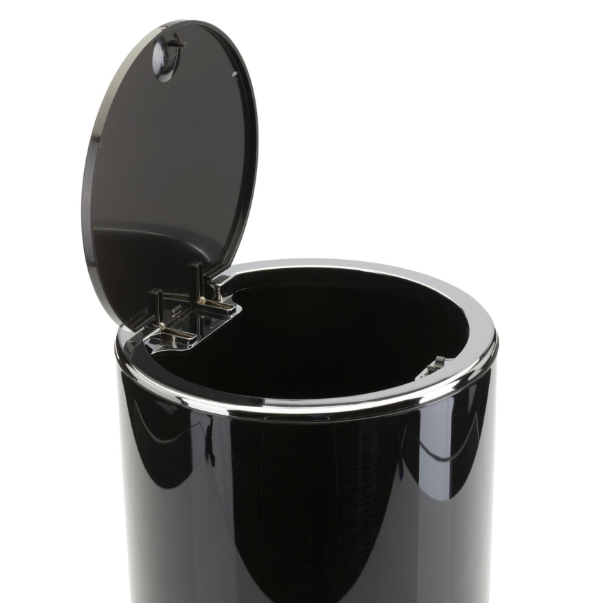 Kupaonski set CARMEN 5 kom crna/sjajni krom