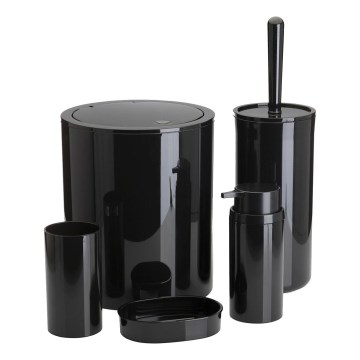 Kupaonski set CARMEN 5 komada crni