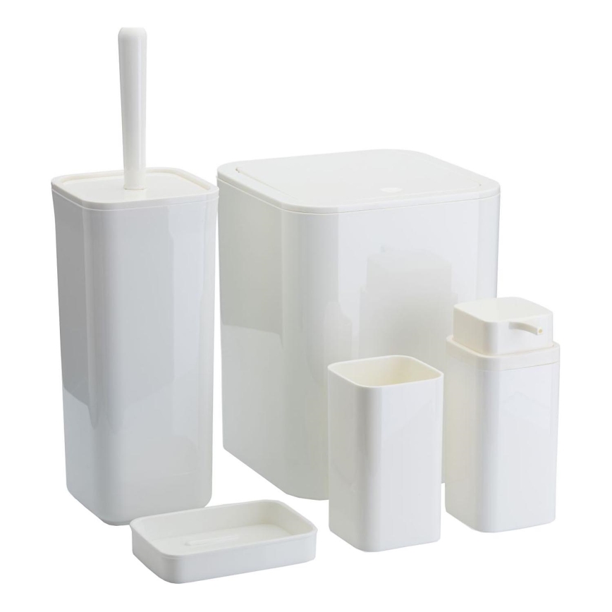 Kupaonski set SIERRA 5 komada bijela