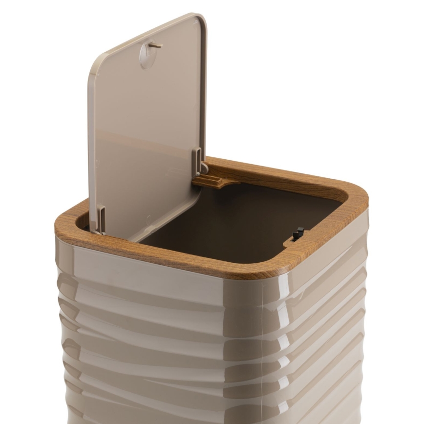 Kupaonski set WAVE 5 komada bež/smeđa