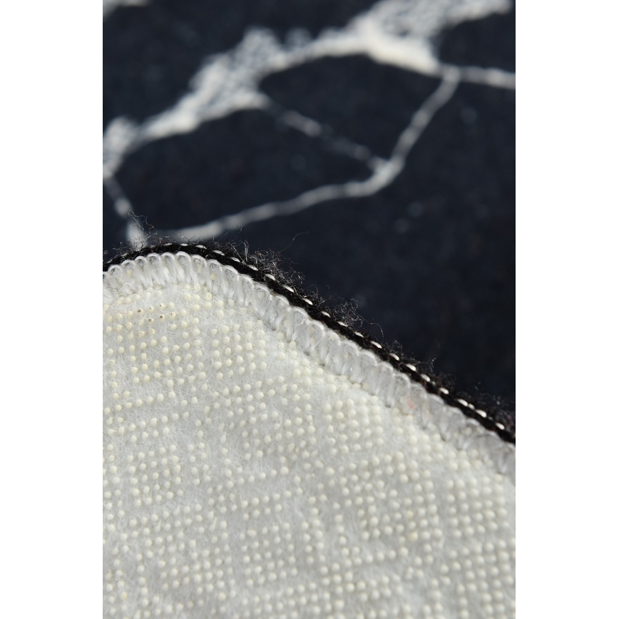 Kupaonski tepih MARBLE 40x60 cm crna