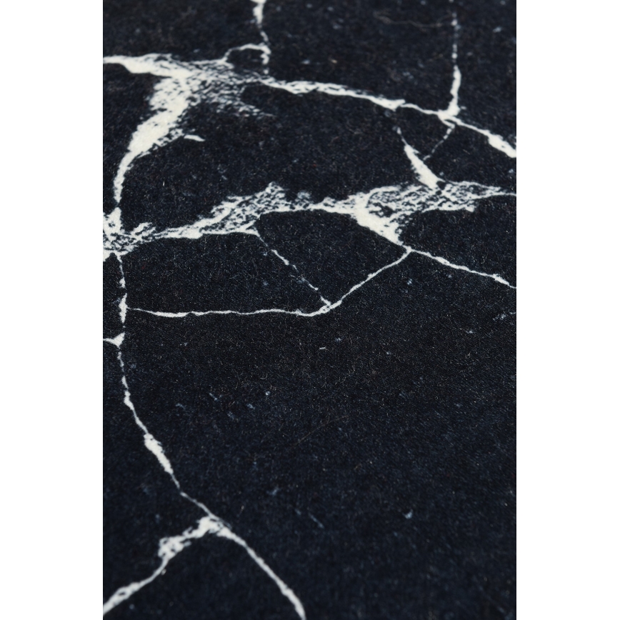 Kupaonski tepih MARBLE 40x60 cm crna