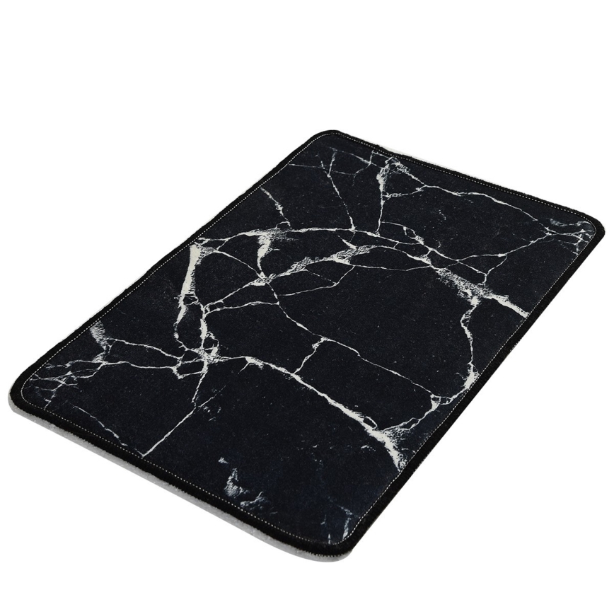 Kupaonski tepih MARBLE 40x60 cm crna