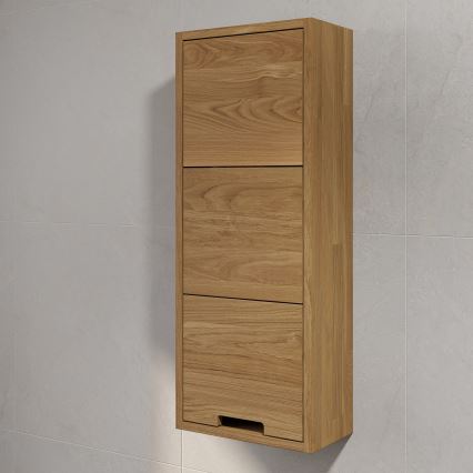 Kupaonski zidni ormarić GRIBSKOV 90 cm bež/hrast