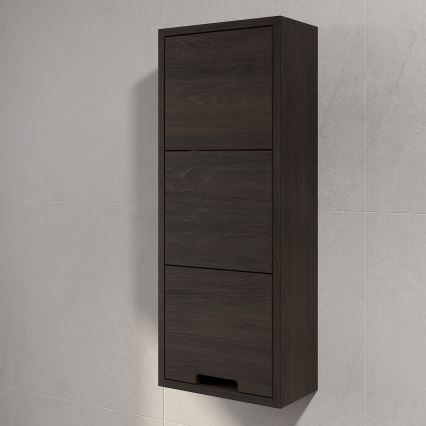 Kupaonski zidni ormarić GRIBSKOV 90 cm smeđi/hrast