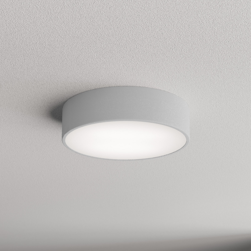 Kupaonsko stropno svjetlo CLEO sa senzorom, 2xE27/24W/230V, promjer 30 cm, siva, IP54