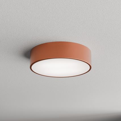 Kupaonsko stropno svjetlo s senzorom CLEO 2xE27/24W/230V, Ø 30 cm, bakreno, IP54