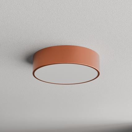 Kupaonsko stropno svjetlo s senzorom CLEO 2xE27/24W/230V, Ø 30 cm, bakreno, IP54