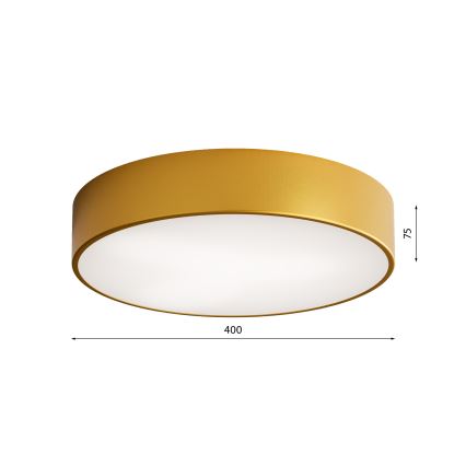 Kupaonsko stropno svjetlo s senzorom CLEO 3xE27/24W/230V prom. 40 cm zlatno IP54