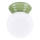 Kupaonsko stropno svjetlo ZORI 1xG9/8W/230V, promjer 12 cm, IP44, zeleno