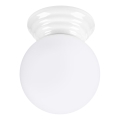 Kupaonsko stropno svjetlo ZORI 1xG9/8W/230V Ø 12 cm IP44 bijelo