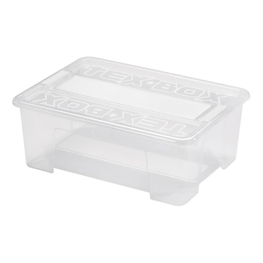 Kutija za pohranu TEX BOX 10 l prozirna