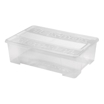 Kutija za pohranu TEX BOX 28 l prozirna