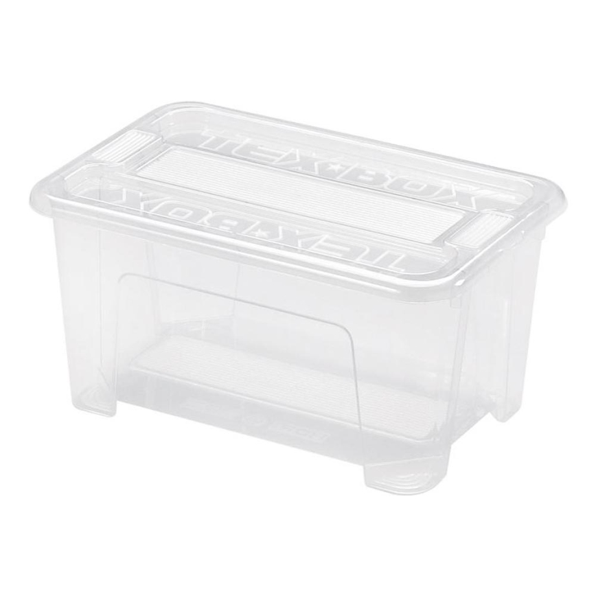 Kutija za pohranu TEX BOX 4,5 l prozirna
