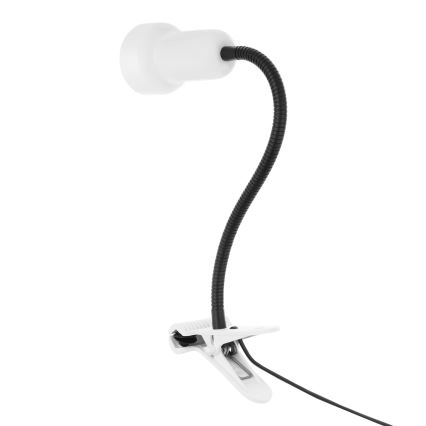 Lampa sa kvačicom LOLEK 1xE14/24W/230V bijela