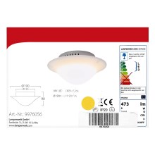 Lampenwelt - LED Stropna svjetiljka LED/9W/230V