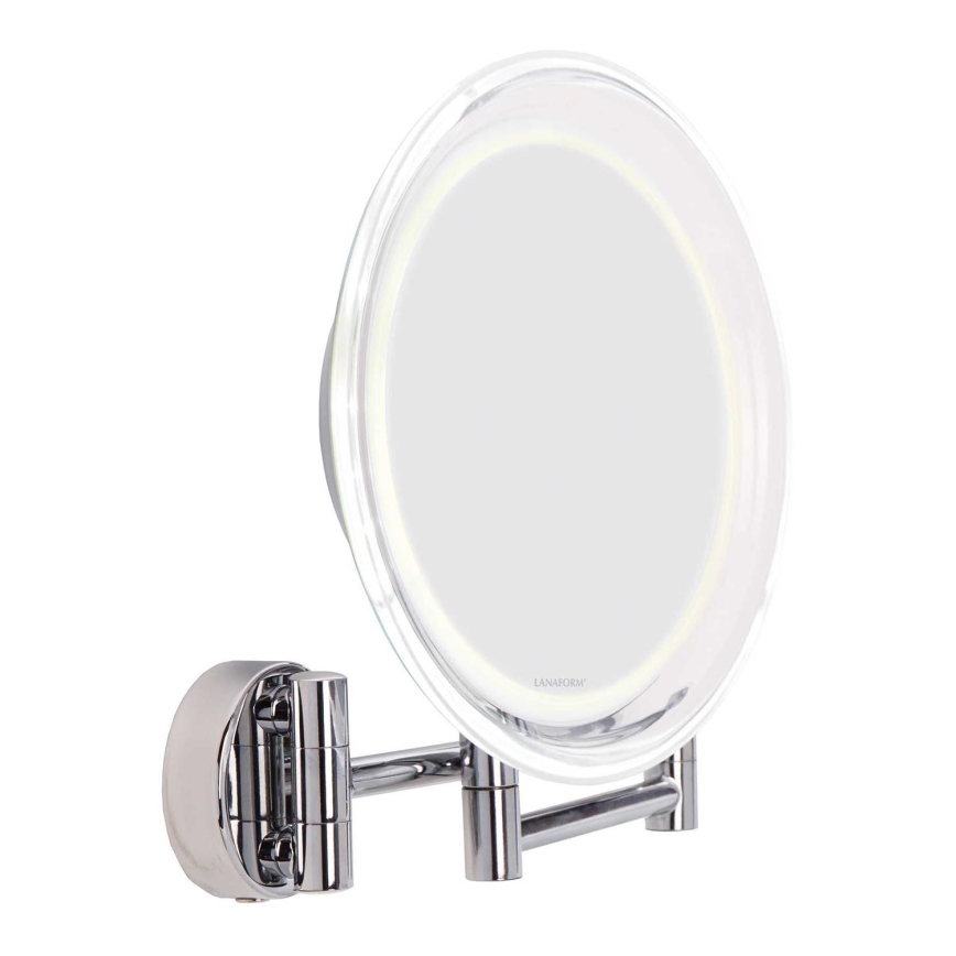 Lanaform - LED zidno kozmetičko ogledalo WALL LED/4xAAA