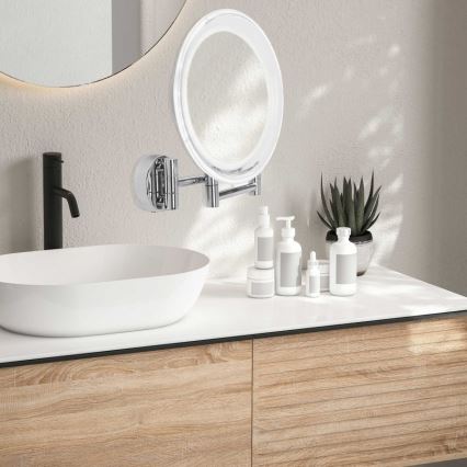 Lanaform - LED zidno kozmetičko ogledalo WALL LED/4xAAA