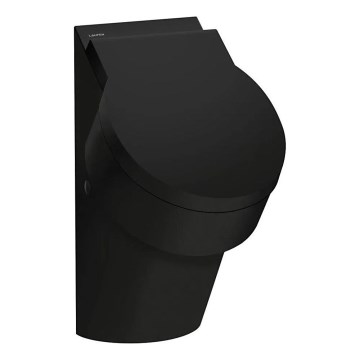 LAUFEN H8402817160001 - Pisuar s otvorima za poklopac VAL, zadnji dovod, zadnji odvod, keramika/mat crna