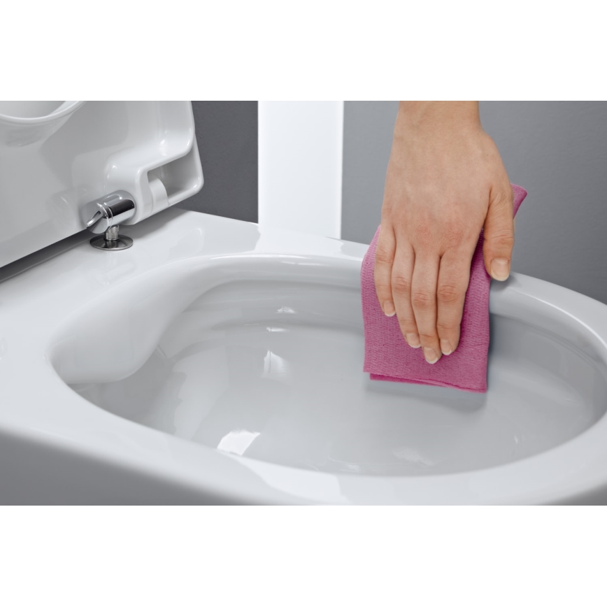 LAUFEN H8669540000001 - Viseća WC školjka PRO, keramika/bijela + toaletno sjedalo SoftClose PRO, duroplast/bijela