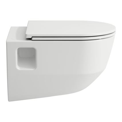 LAUFEN H8669540000001 - Viseća WC školjka PRO, keramika/bijela + toaletno sjedalo SoftClose PRO, duroplast/bijela