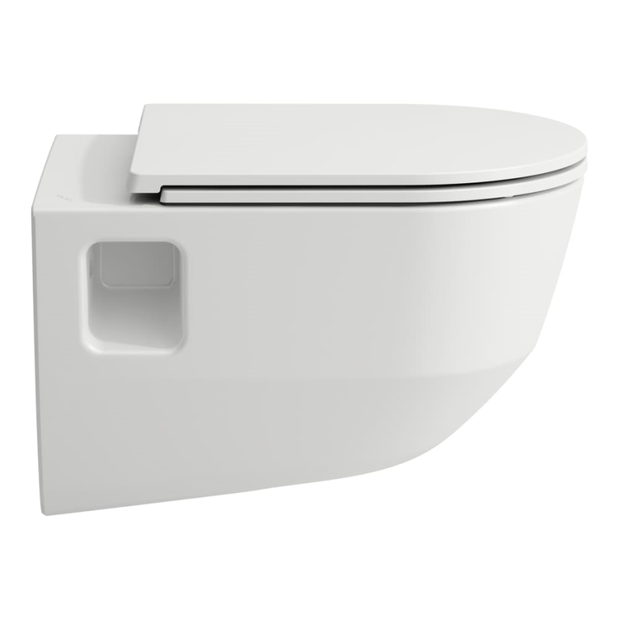 LAUFEN H8669540000001 - Viseća WC školjka PRO, keramika/bijela + toaletno sjedalo SoftClose PRO, duroplast/bijela
