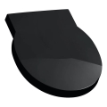 LAUFEN H8942820200001 - Poklopac za pisoar SoftClose VAL duroplast/sjajna crna