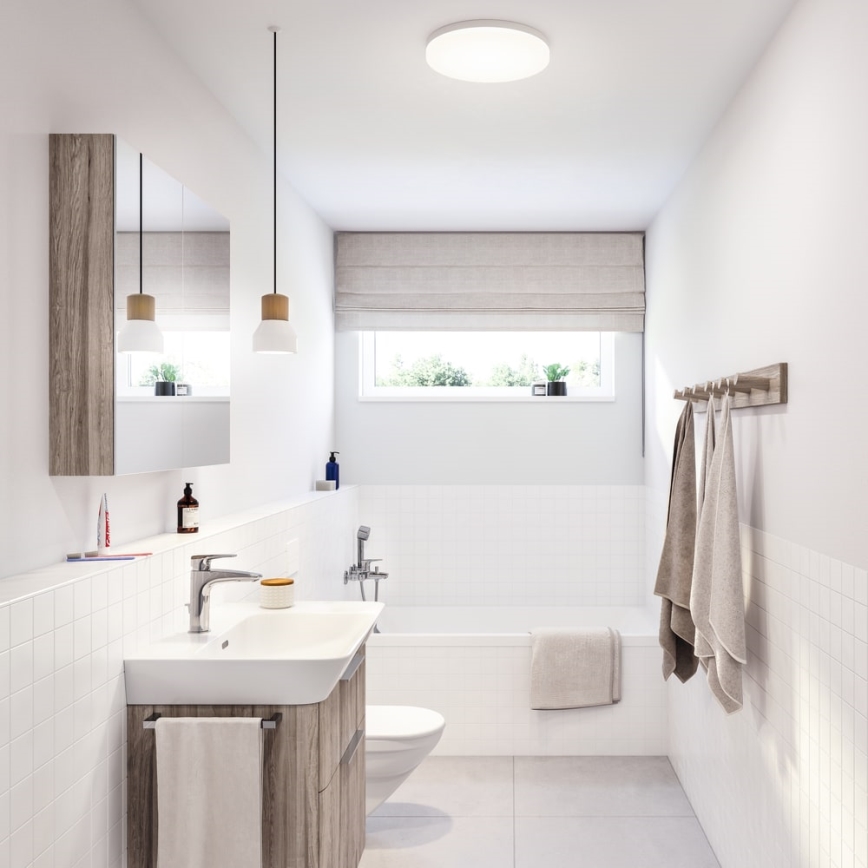 LAUFEN HF500701100000 - Miješalica za umivaonik + gornji dio sifona s preljevom LAURIN 16,2 cm sjajni krom