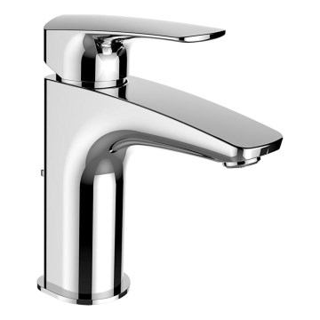 LAUFEN HF500701100000 - Miješalica za umivaonik + gornji dio sifona s preljevom LAURIN 16,2 cm sjajni krom