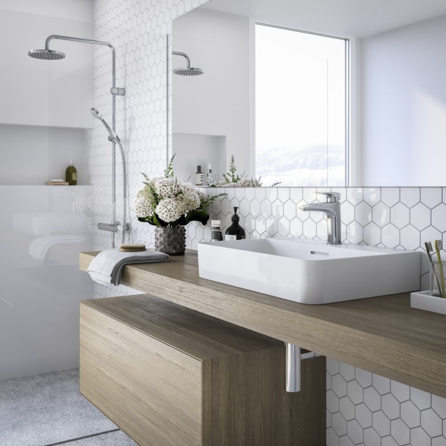 LAUFEN HF500702100000 - Miješalica za umivaonik LAURIN 16,2 cm sjajni krom