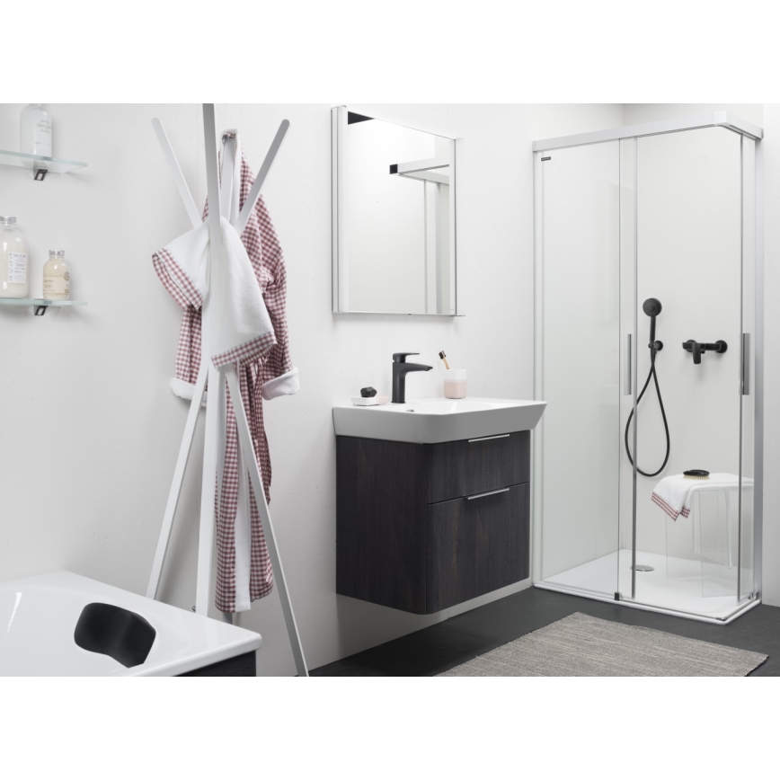 LAUFEN HF500702428000 - Miješalica za umivaonik LAURIN 16,2 cm titan mat crna