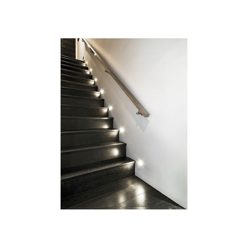 LDST DI-01-B-BZ12 - LED stepenišno svjetlo DIANA LED/1,2W/230V bijela 6500K
