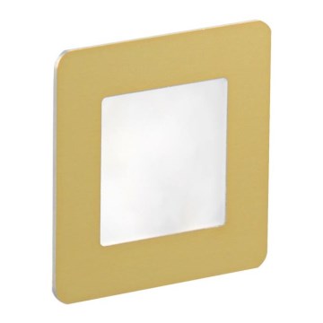 LDST DI-01-SZ-BC9 - LED stepenišno svjetlo DIANA 9xLED/1,2W/230V zlatna 3500K