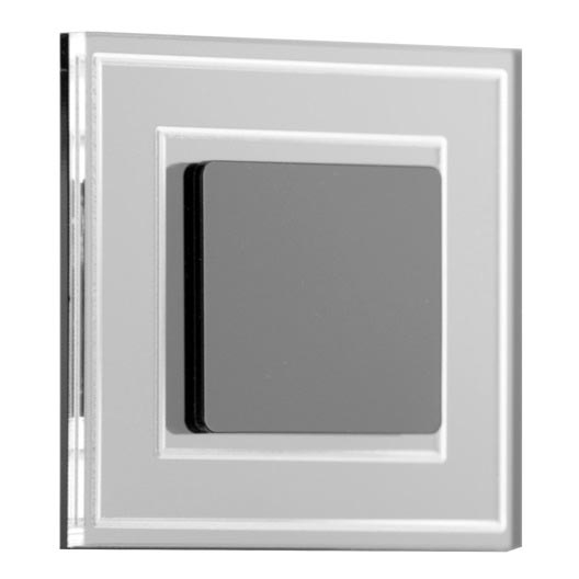 LDST KE-01-CB-BZ8 - LED Stubišna svjetiljka KELLY 8xLED/1,2W/230V sjajna crna 6500K